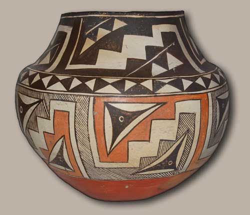 Historic Acoma Pueblo Pottery 25136